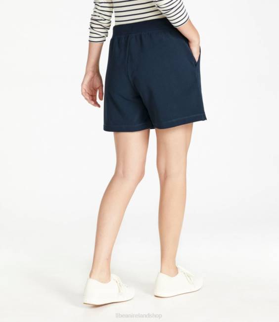 LLBean Ultrasoft Sweats 6\\ Short Mid-Rise Women J46J4753 Clothing Light Gray Heather